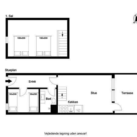 Modernized Centrally Located In Sondervig With 200 Meters To The North Sea * Ringkøbing